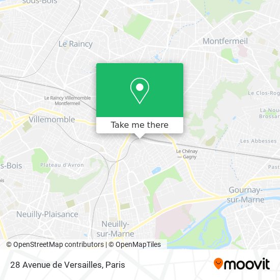 28 Avenue de Versailles map