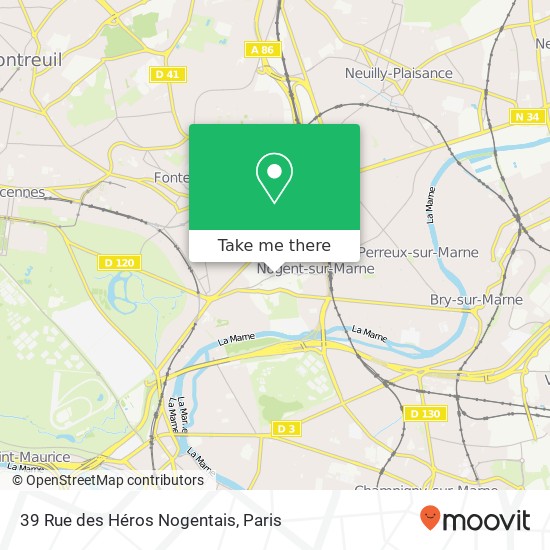 39 Rue des Héros Nogentais map