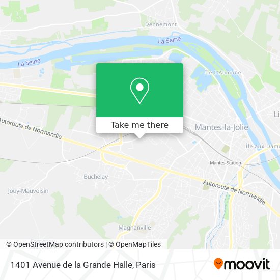 1401 Avenue de la Grande Halle map