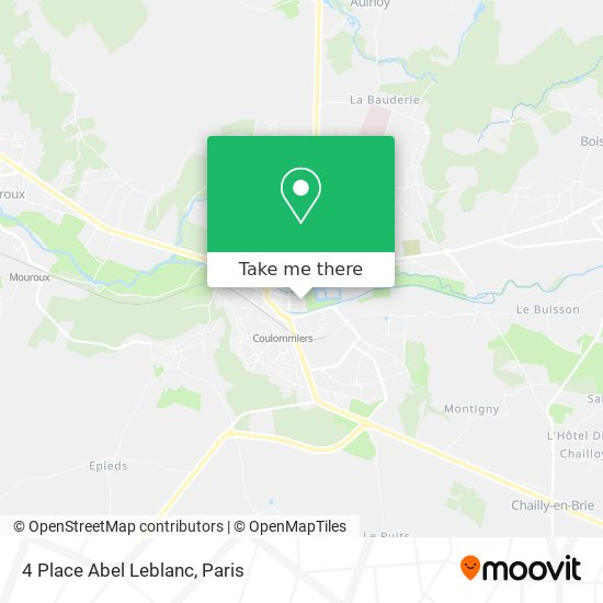 Mapa 4 Place Abel Leblanc