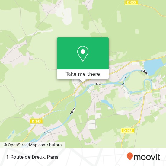 Mapa 1 Route de Dreux