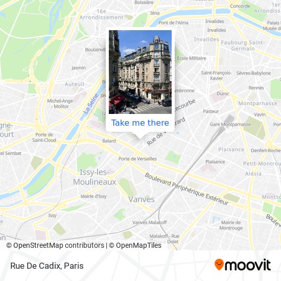Rue De Cadix map