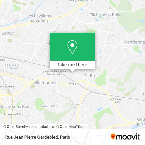 Mapa Rue Jean Pierre Gardebled