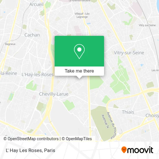 L' Hay Les Roses map