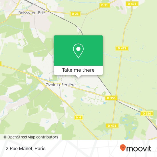2 Rue Manet map