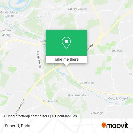 Super U map