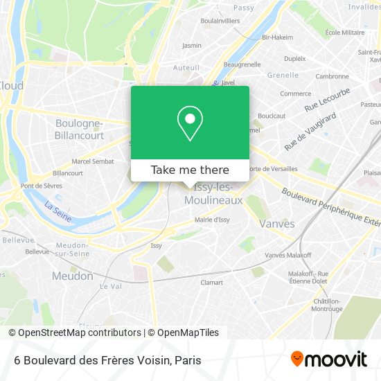 6 Boulevard des Frères Voisin map