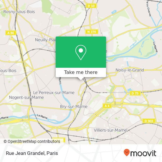 Mapa Rue Jean Grandel