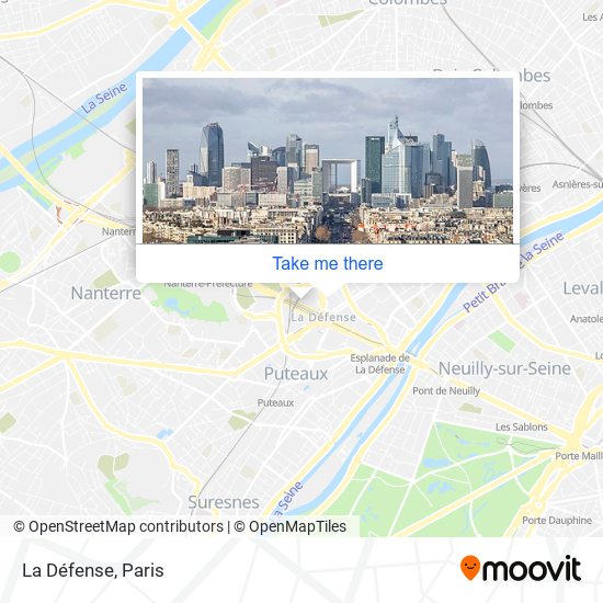 La Défense map