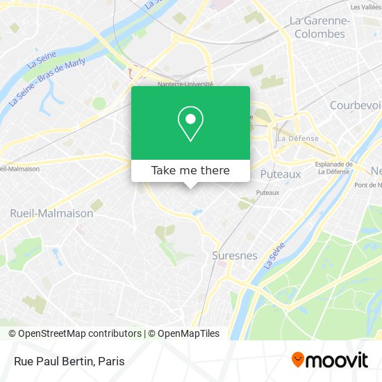 Rue Paul Bertin map