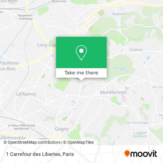 1 Carrefour des Libertes map