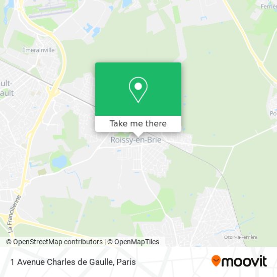 1 Avenue Charles de Gaulle map
