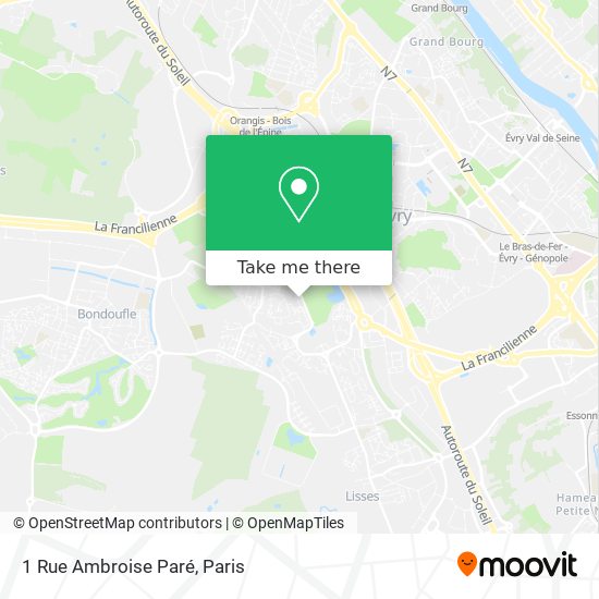 1 Rue Ambroise Paré map
