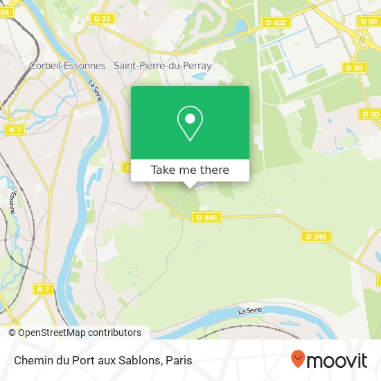 Chemin du Port aux Sablons map