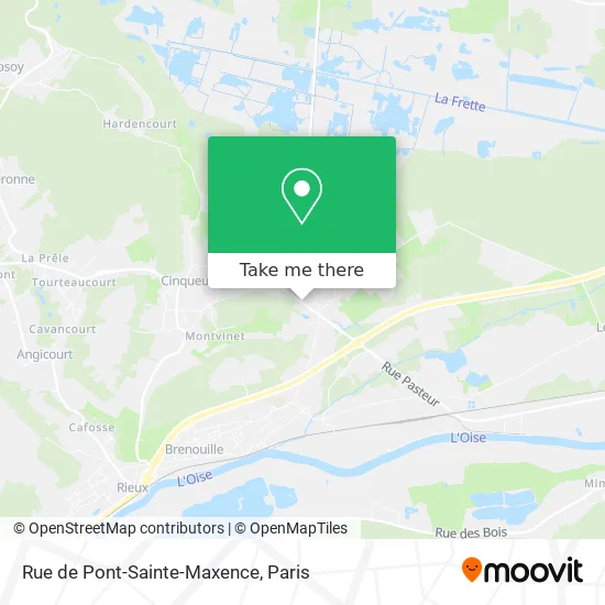 Rue de Pont-Sainte-Maxence map