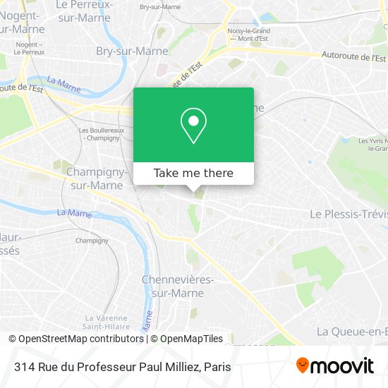 314 Rue du Professeur Paul Milliez map