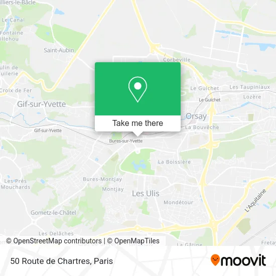 50 Route de Chartres map