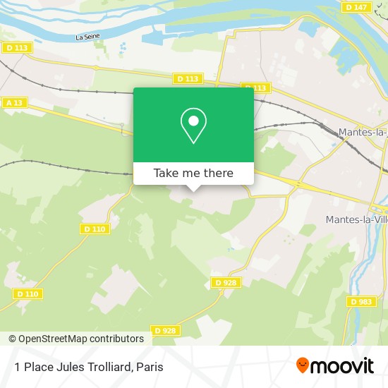 1 Place Jules Trolliard map