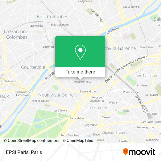 EPSI Paris map
