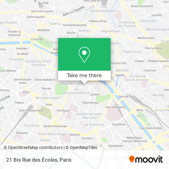 21 Bis Rue des Écoles map