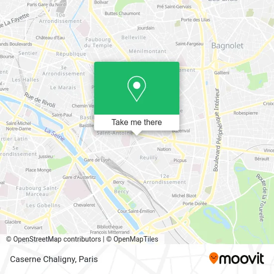 Caserne Chaligny map