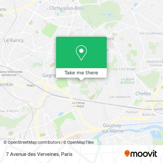 7 Avenue des Verveines map