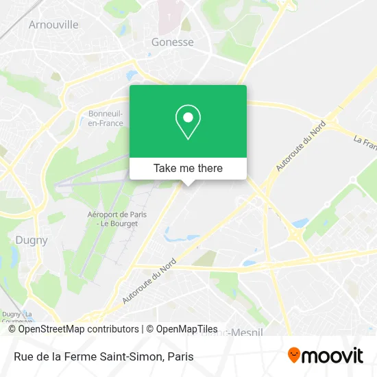 Rue de la Ferme Saint-Simon map