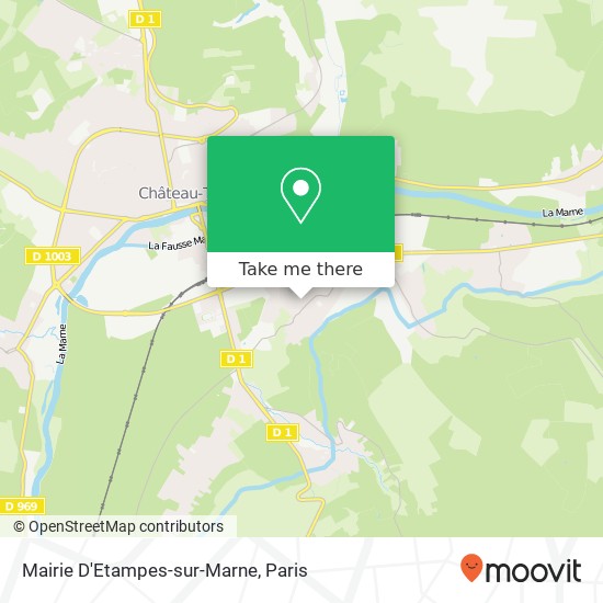 Mapa Mairie D'Etampes-sur-Marne