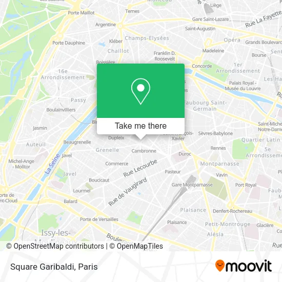Square Garibaldi map