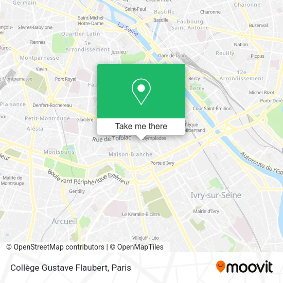 Collège Gustave Flaubert map