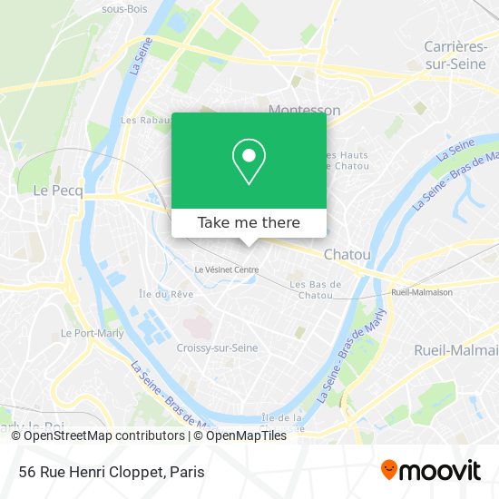 56 Rue Henri Cloppet map