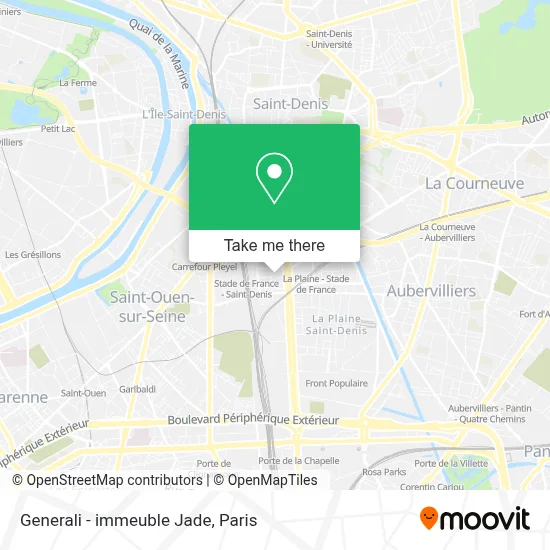 Generali - immeuble Jade map