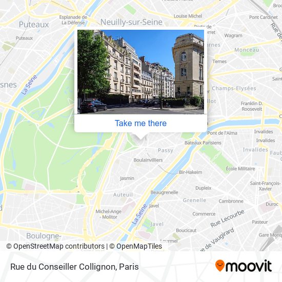 Rue du Conseiller Collignon map