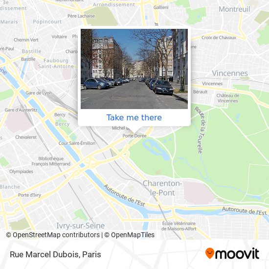 Mapa Rue Marcel Dubois