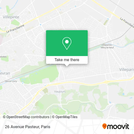 26 Avenue Pasteur map
