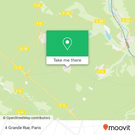 4 Grande Rue map