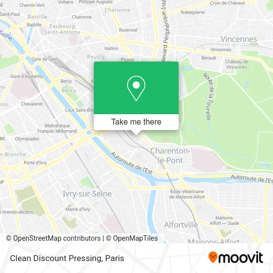 Clean Discount Pressing map
