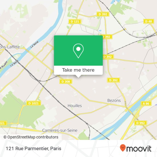 121 Rue Parmentier map