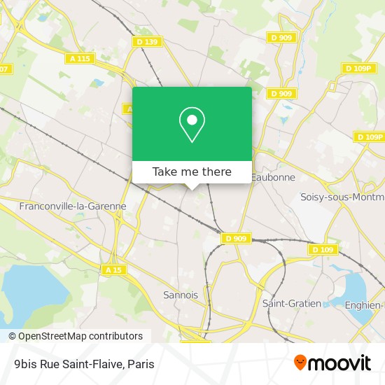 Mapa 9bis Rue Saint-Flaive