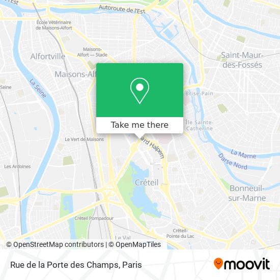 Rue de la Porte des Champs map