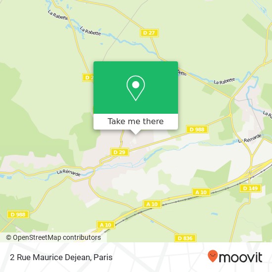 2 Rue Maurice Dejean map