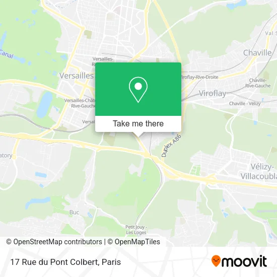 17 Rue du Pont Colbert map