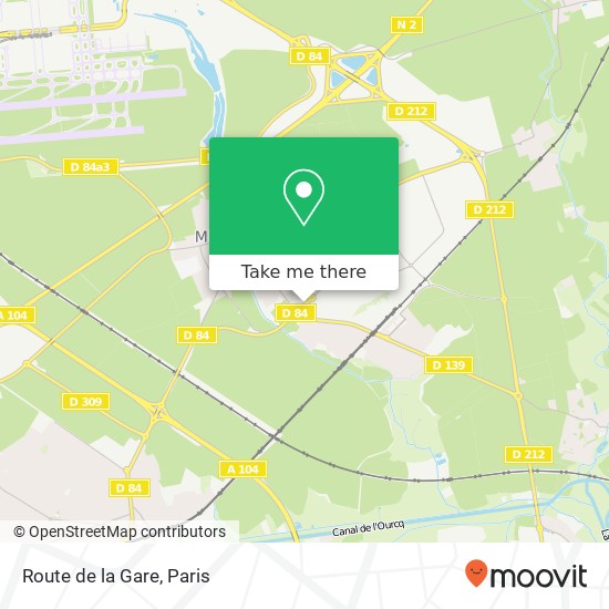 Route de la Gare map