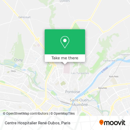 Centre Hospitalier René-Dubos map