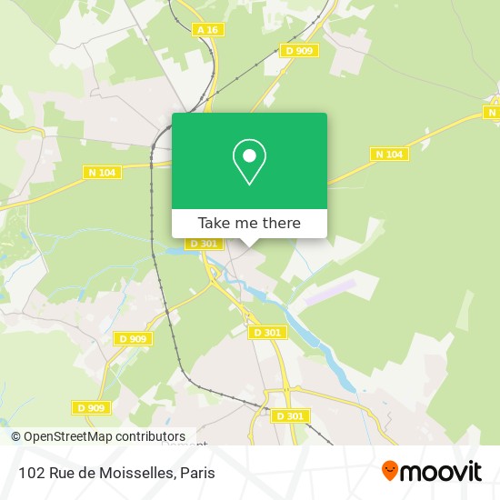 102 Rue de Moisselles map