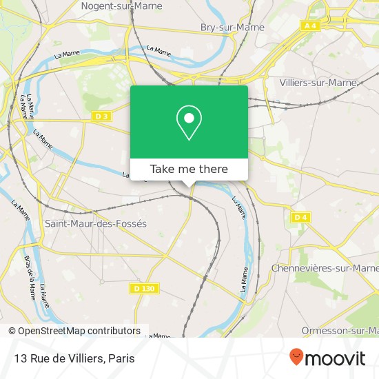 13 Rue de Villiers map