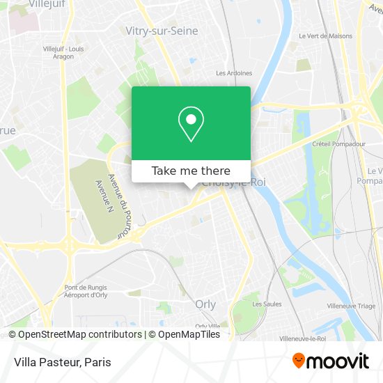 Villa Pasteur map