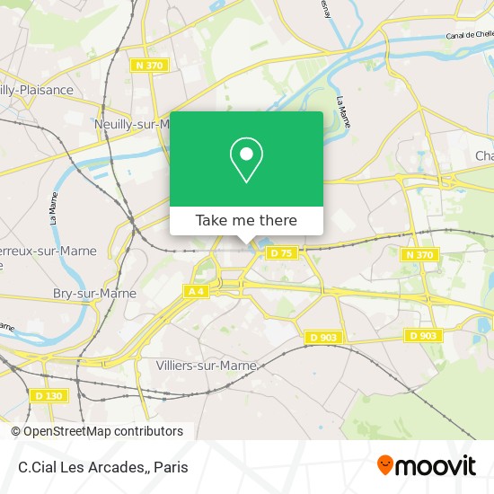 C.Cial Les Arcades, map