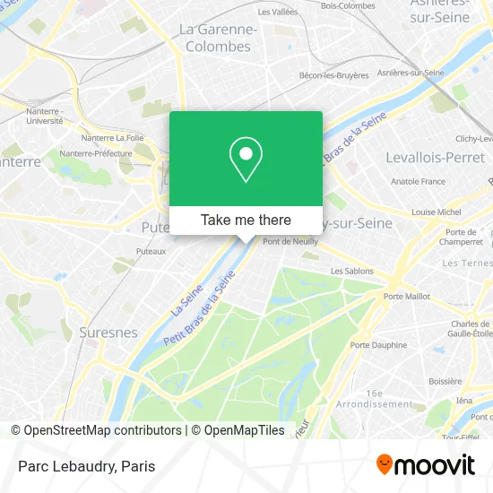 Parc Lebaudry map