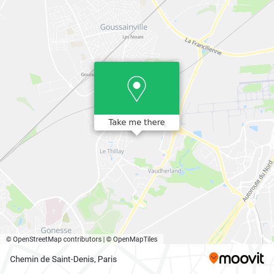 Chemin de Saint-Denis map